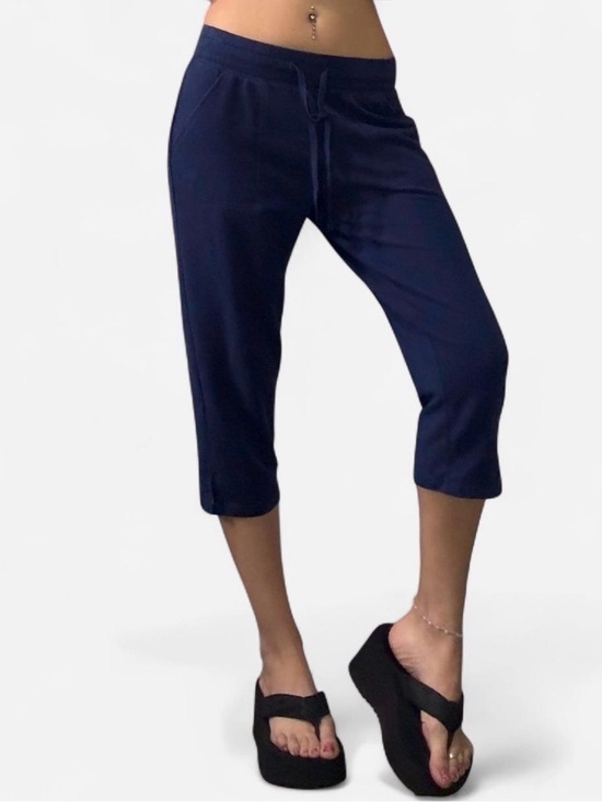 St. John's Bay Pants - Y2K Women's Navy Capri Sweats